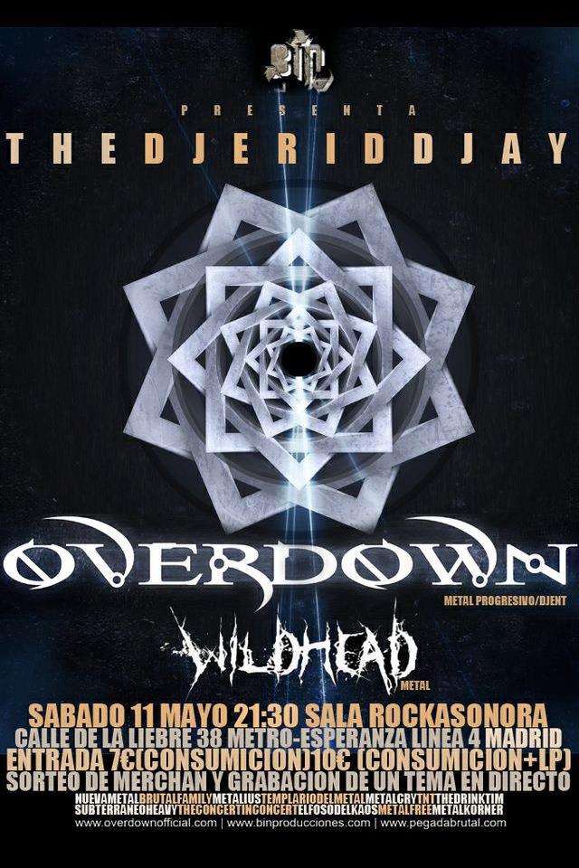 OVERDOWN OFRECERÁN UN CONCIERTO ESPECIAL EN MADRID