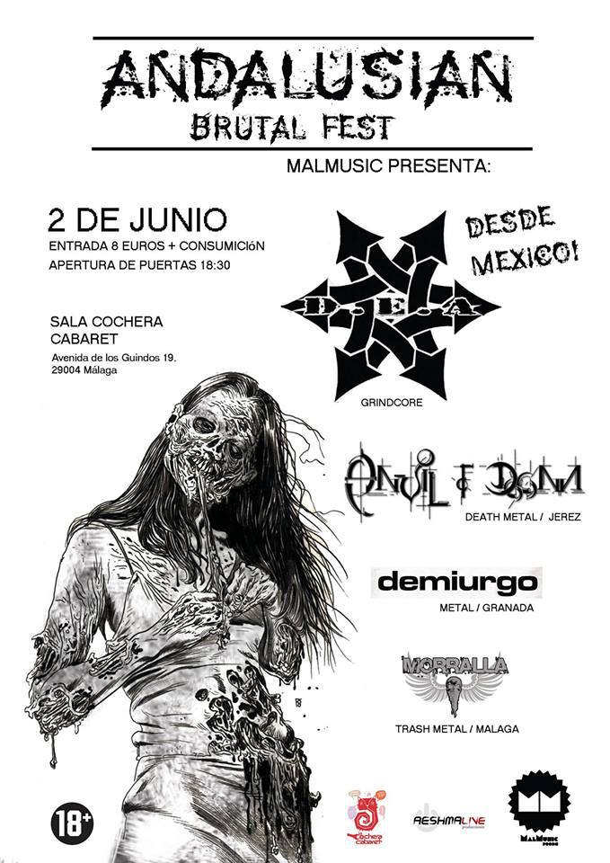 ESTE DOMINGO, ANDALUSIAN BRUTAL FEST EN MALAGA