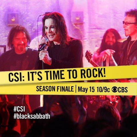 EMITIDA LA SEASON FINALE DE CSI CON LA APARICIÓN DE BLACK SABBATH