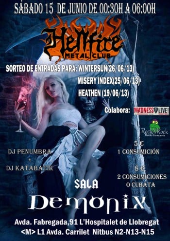 DISCOTECA METAL HOY SÁBADO EN BARCELONA CON ENTRADA GRATUITA 