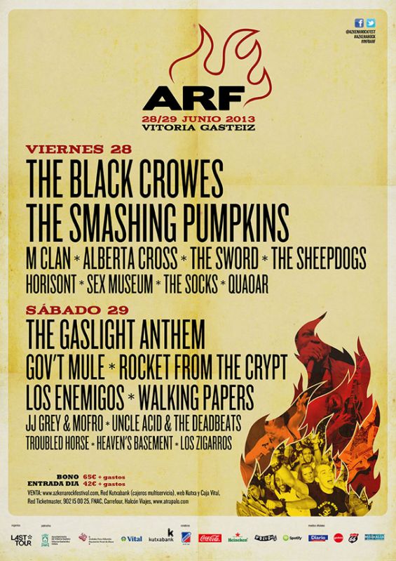 HOY ARRANCA EL AZKENA ROCK FESTIVAL 2013!!