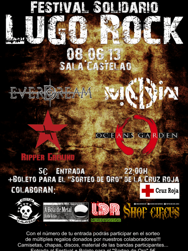 SE ACERCA LA FECHA DEL FESTIVAL SOLIDARIO LUGO ROCK