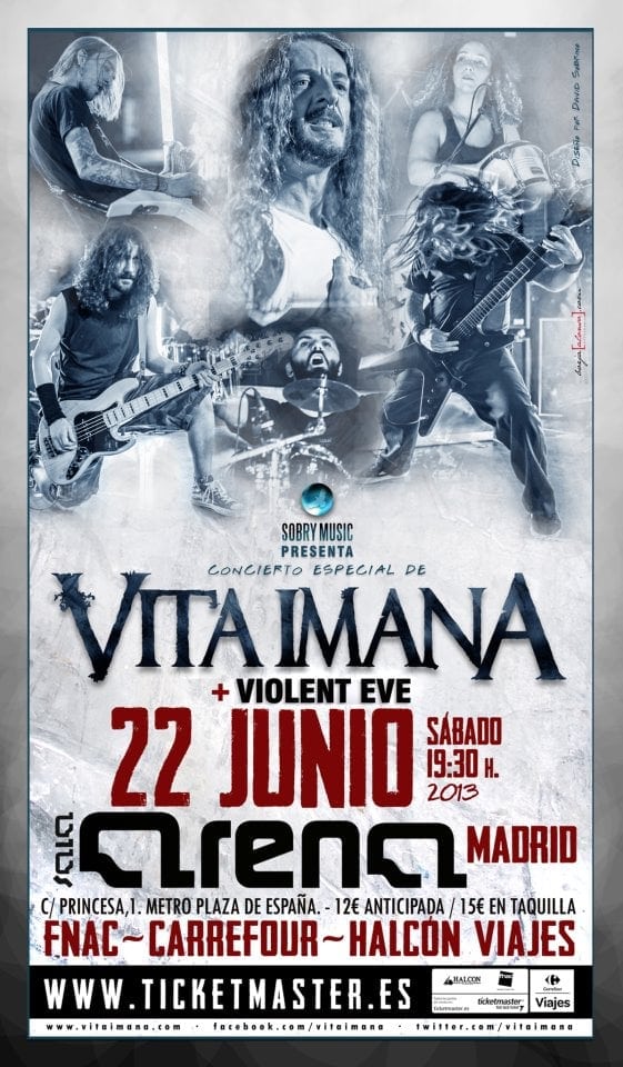 VITA IMANA OFRECERÁN UN CONCIERTO ESPECIAL EN MADRID