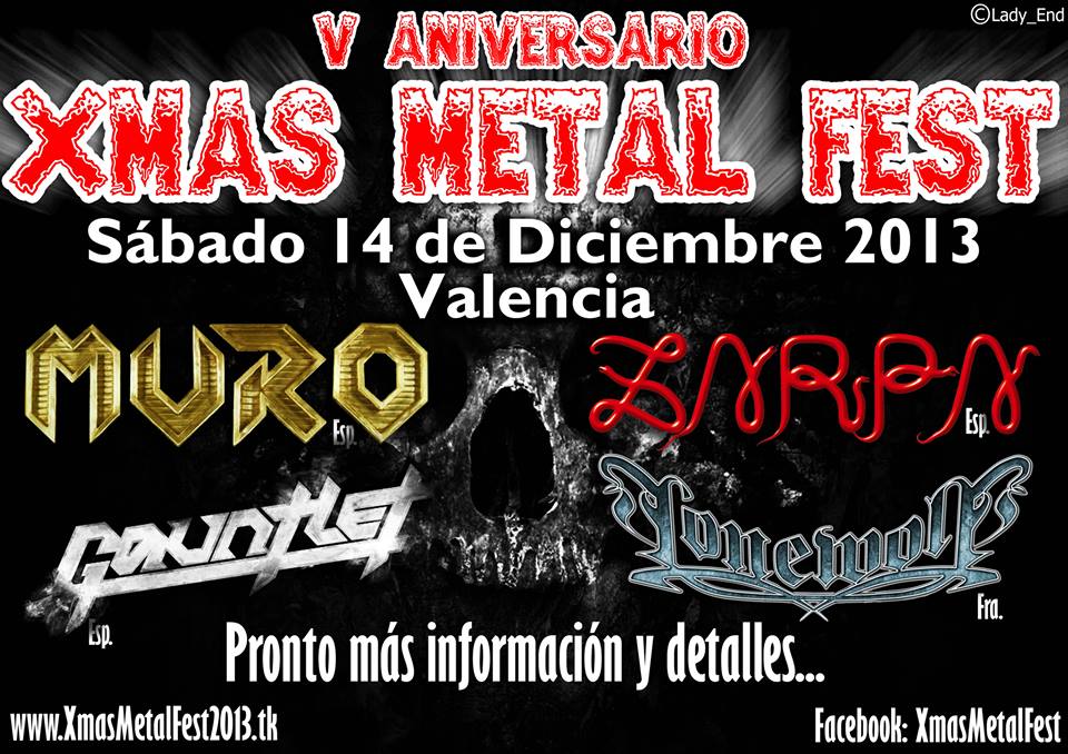 COMIENZAN A ANUNCIARSE LOS NOMBRES DEL XMAS METAL FEST