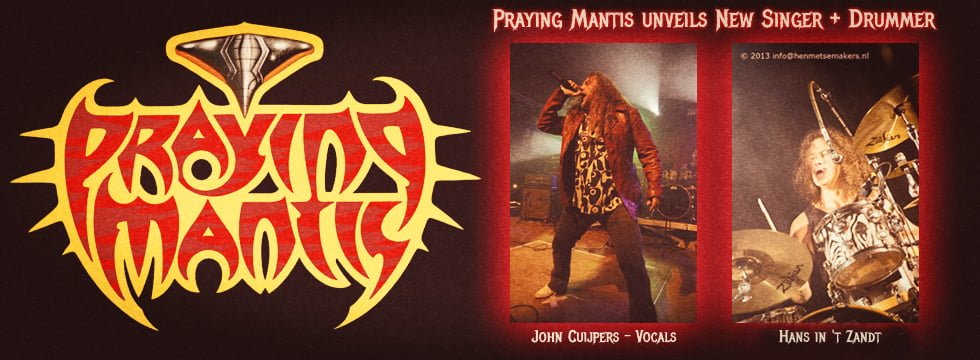 PRAYING MANTIS ANUNCIA NUEVO CANTANTE Y BATERÍA