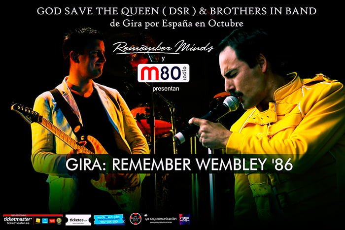 GOD SAVE THE QUEEN – (DSR), LA MEJOR BANDA TRIBUTO ‘DEL MUNDO’ A QUEEN, DE GIRA EN OCTUBRE