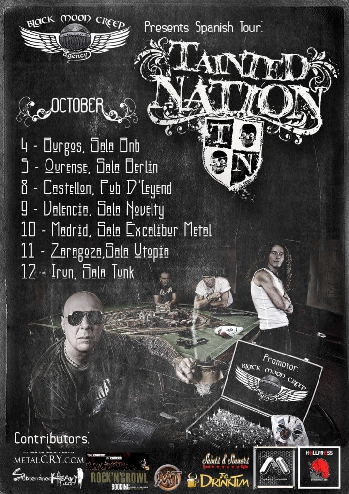 GIRA ESPAÑOLA DE 7 FECHAS DE TAINTED NATION