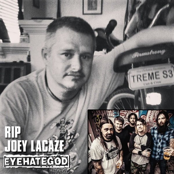 FALLECE JOEY LACAZE, BATERÍA Y MIEMBRO FUNDADOR DE EYEHATEGOD