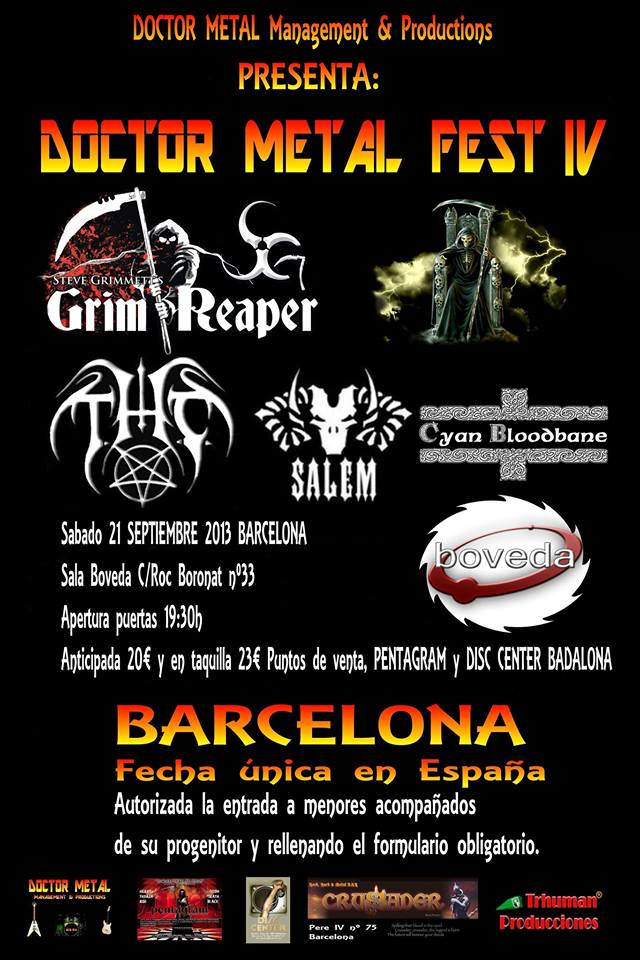 SE ACERCA EL DOCTOR METAL FEST IV. ¡SORTEAMOS INVITACIONES!