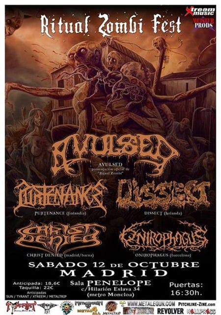 RITUAL ZOMBI FEST: CAMBIO DE SALA