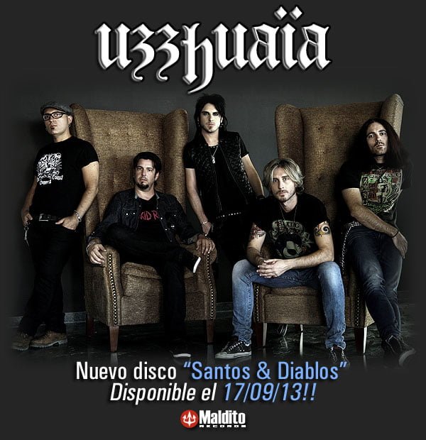 UZZHUAIA: SU NUEVO DISCO "SANTOS Y DIABLOS" EN BREVE