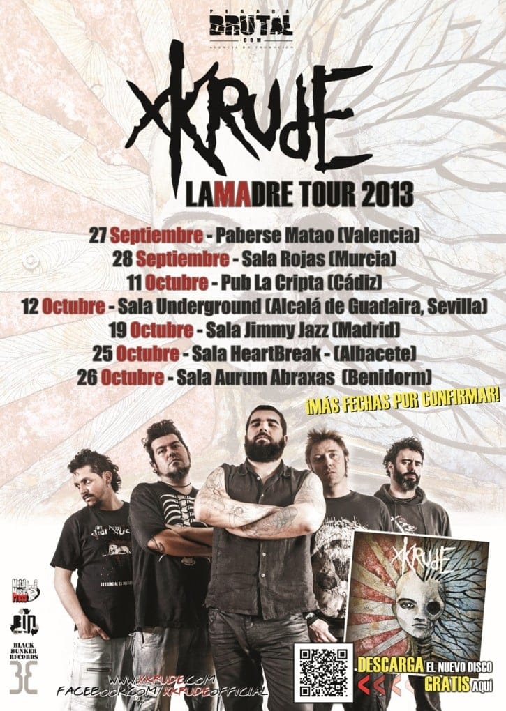 XKRUDE COMIENZAN EN BREVE LA GIRA “LA MADRE”