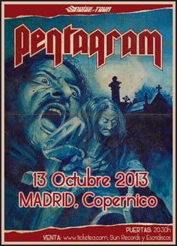 PENTAGRAM: ¡¡SORTEAMOS DOS ENTRADAS PARA SU SHOW ÚNICO EN MADRID!!