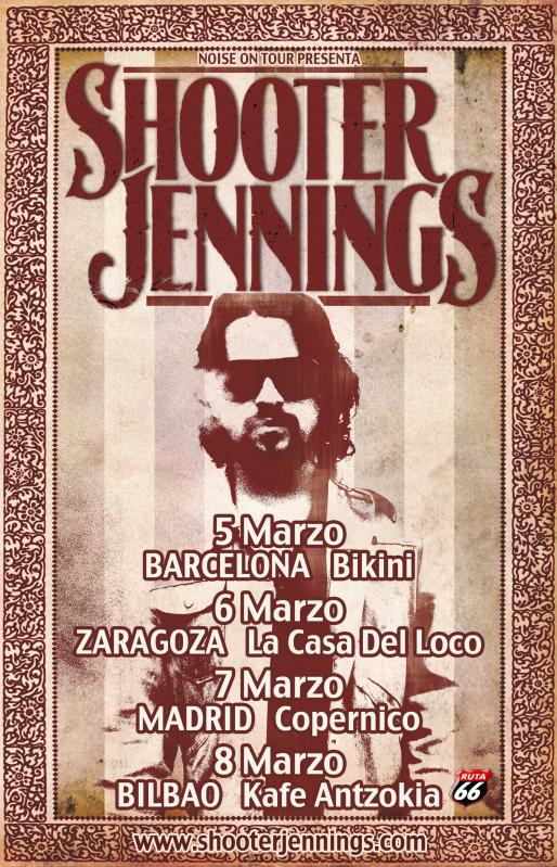 Esta semana, gira española de Shooter Jennings