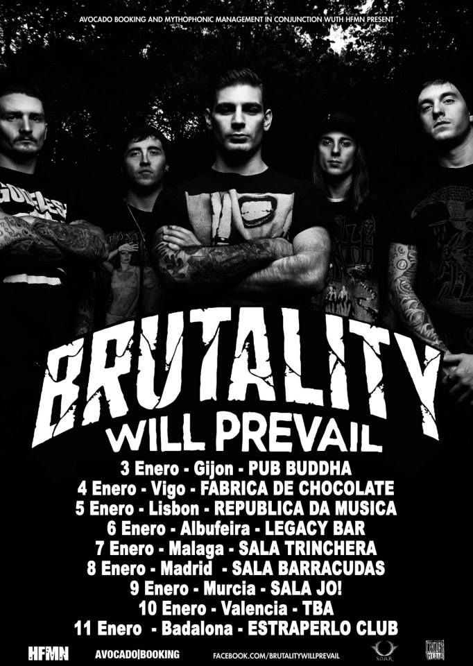 A punto de arrancar la gira de Brutality Will Prevail