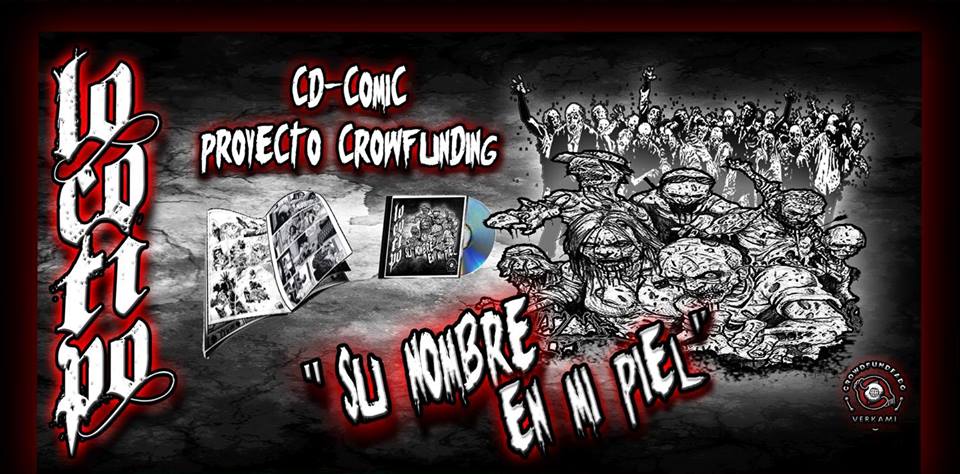 Locotipo preparan  un CD-comic en un proyecto de Crowdfunding