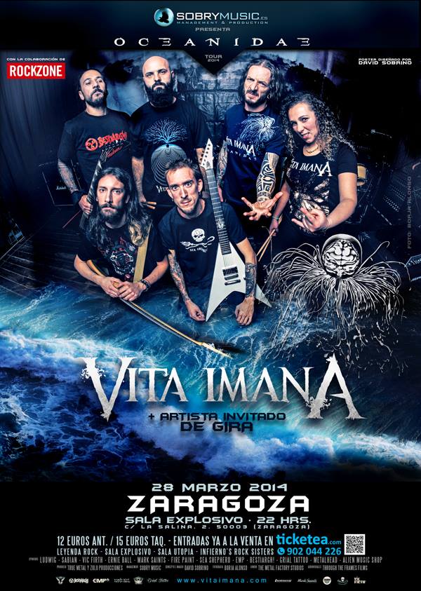 Primera fecha del "OCΞANIDAΞ TOUR 2014" de Vita Imana.