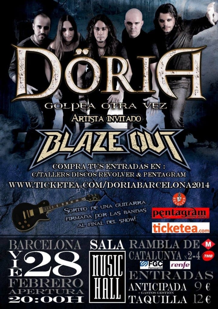 Concierto de Döria en Barcelona