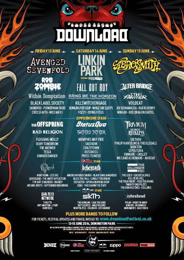 El Download Festival completa su cartel con 24 nuevas confirmaciones