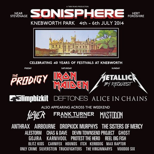 12 nuevas incorporaciones al cartel del Sonisphere del Reino Unido