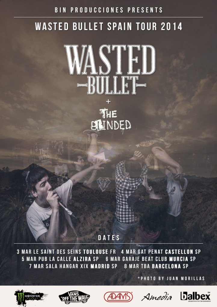 Gira por España de Wasted Bullet y The Blinded