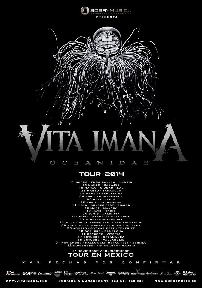 Vita Imana anuncian más de 20 fechas en España y gira en México