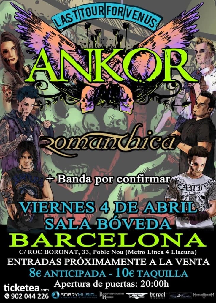 Ankor vuelven a Barcelona junto a Romanthica