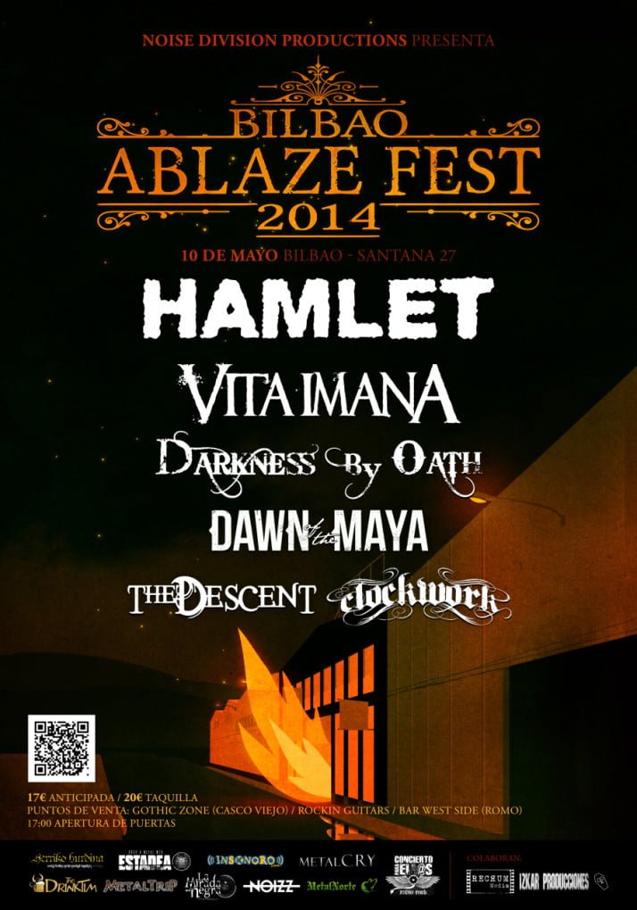 Cartel completo del Bilbao Ablaze Fest 2014