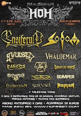 Sodom y más confirmaciones para el H.O.M. Fest 2014