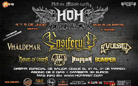 Más confirmaciones para el H.O.M. Fest 2014