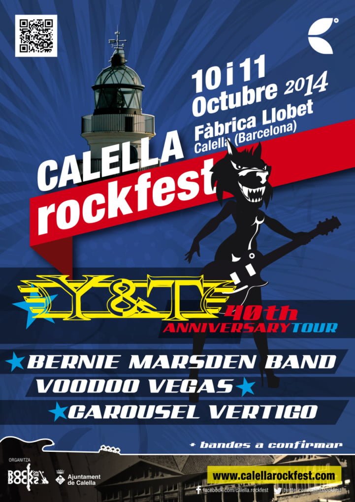 Más bandas e información del Calella Rockfest 2014