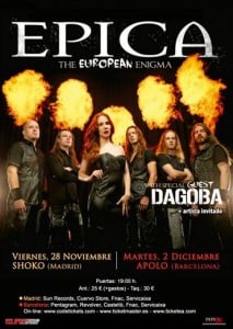 epica gira españa