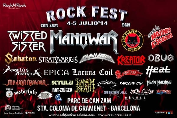 Cambios en el cartel del Rock Fest Bcn