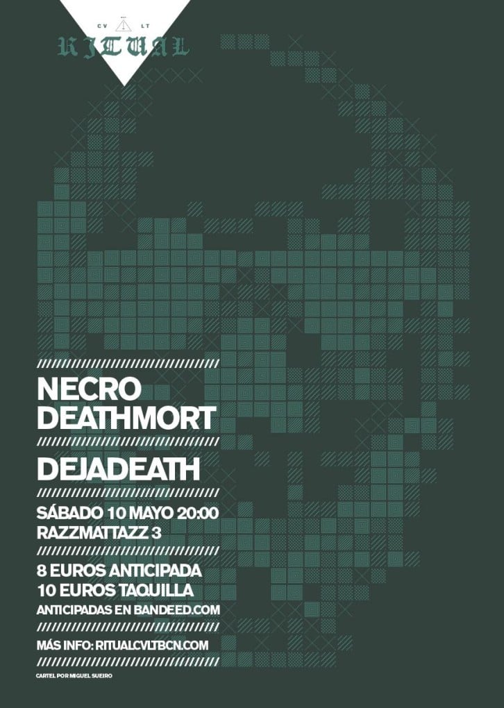 Dejadeath ofrecen su primer concierto este sábado junto a Necro Deathmort