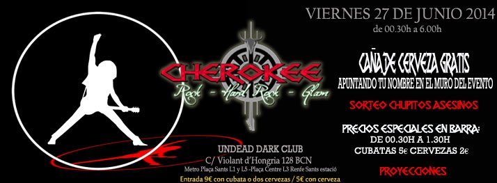 Noche de hard rock este viernes en Barcelona