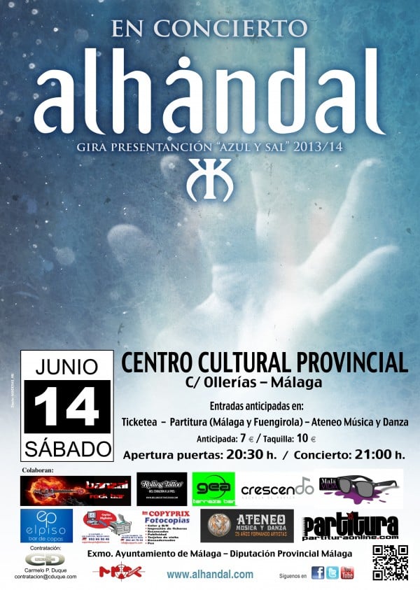 Alhándal presenta su tercer álbum en Málaga