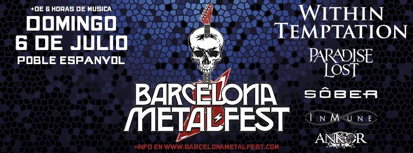 ¡Cada vez más cerca el Barcelona Metal Fest!