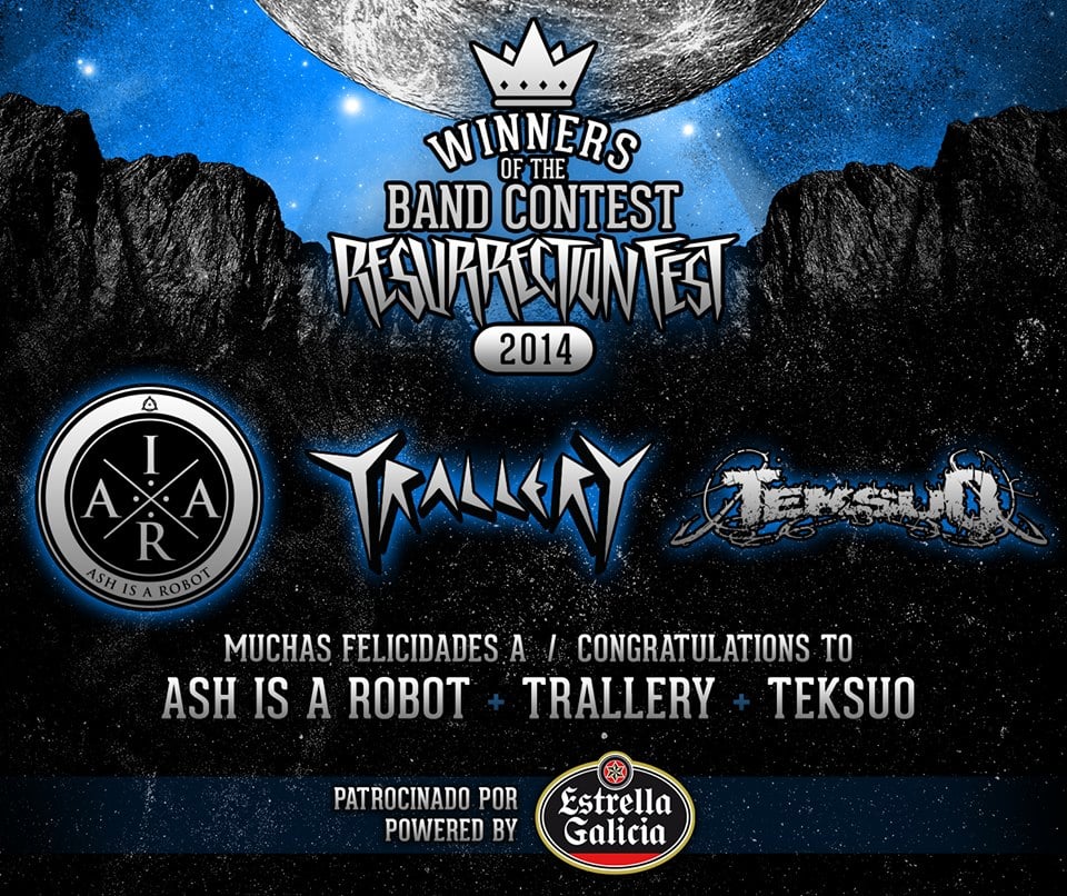 Band Contest Resurrection Fest Estrella Galicia 2014: Ganadores