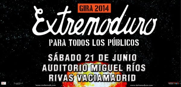 Extremoduro traslada su concierto del próximo 21 de junio a Rivas Vaciamadrid