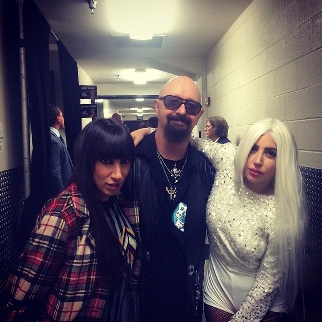 Rob Halford conoce por fin a una de sus artistas favoritas: ¡Lady Gaga!