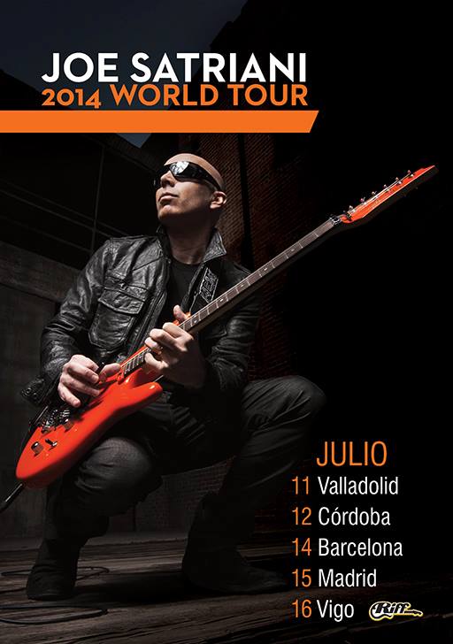 Joe Satriani de gira en España este verano 