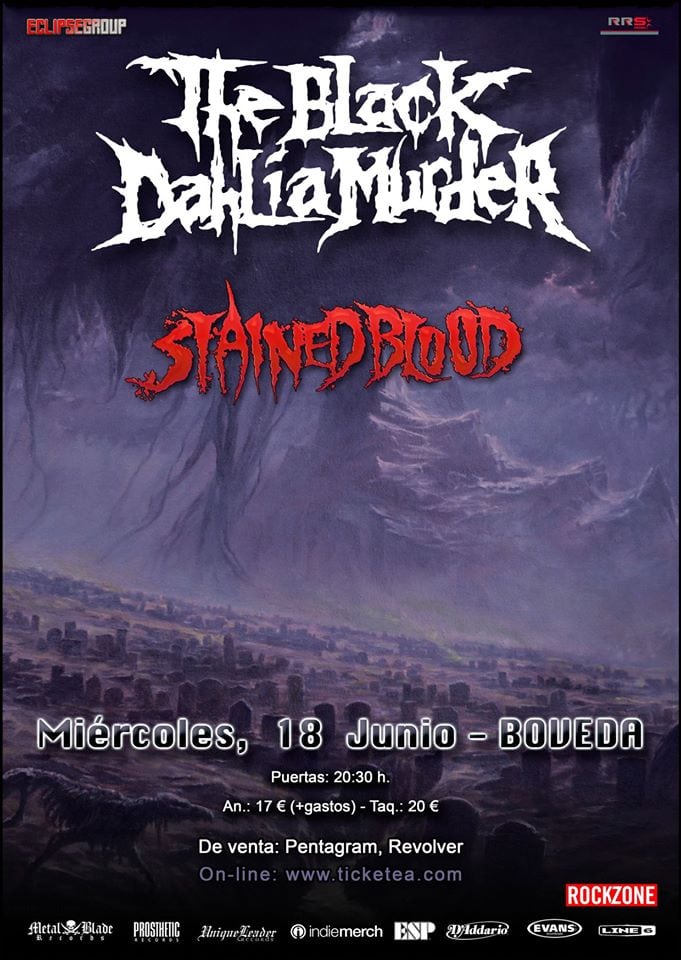 The Metal Circus os invita al concierto de The Black Dahlia Murder de Barcelona