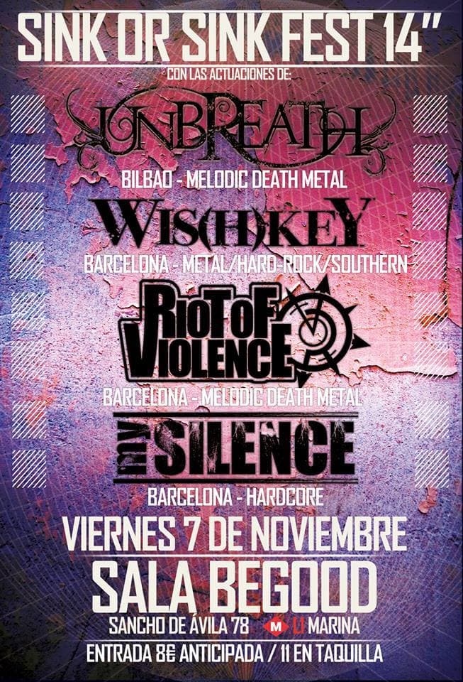 Sink or Sing Festival en Barcelona en noviembre