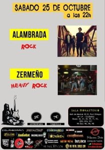 CARTEL ALAMBRADA + ZERMEÑO   25-10-2014