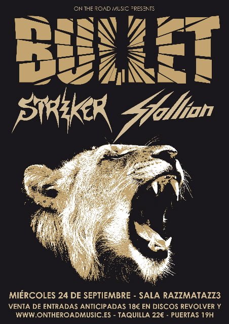 Hoy arranca la gira española de Bullet.