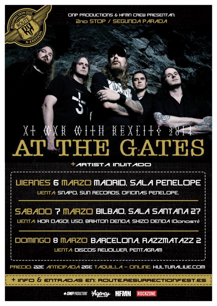 Route Resurrection Fest 2015: segunda parada, ¡At The Gates!