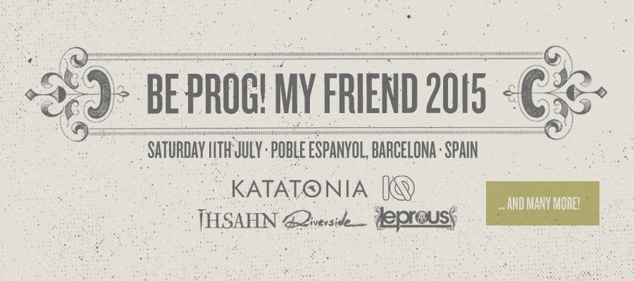 Nueva confirmación para el Be Prog! My Friend 2015