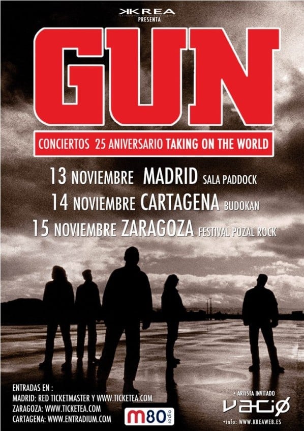 Gun tocarán 'Taking On The World' entero en España