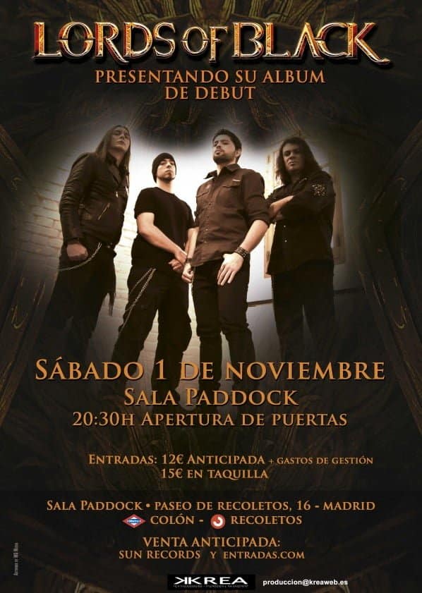 Lords of Black se presentan en Madrid