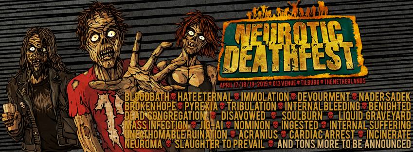 El Neurotic Deathfest confirma más bandas para su próxima edición